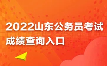山东省考成绩