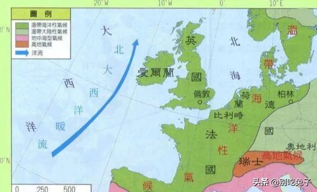 法国的气候类型?
