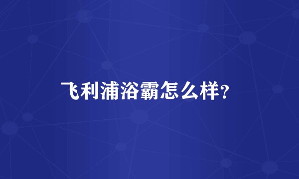 飞利浦浴霸怎么样?