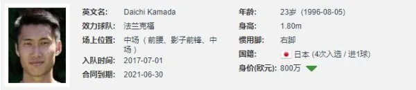 日本球员镰田大地,是一名什么样的球员?