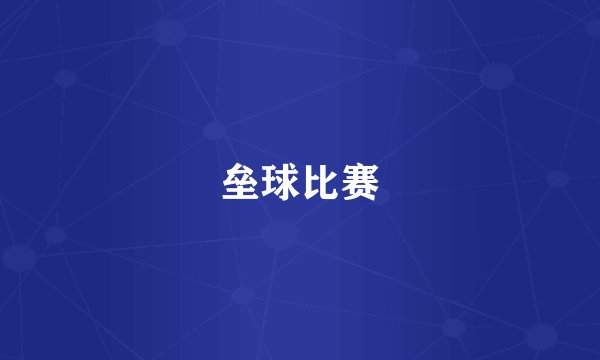 垒球比赛