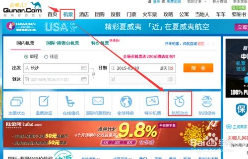怎么查询航班动态？