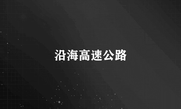 沿海高速公路