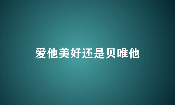 爱他美好还是贝唯他
