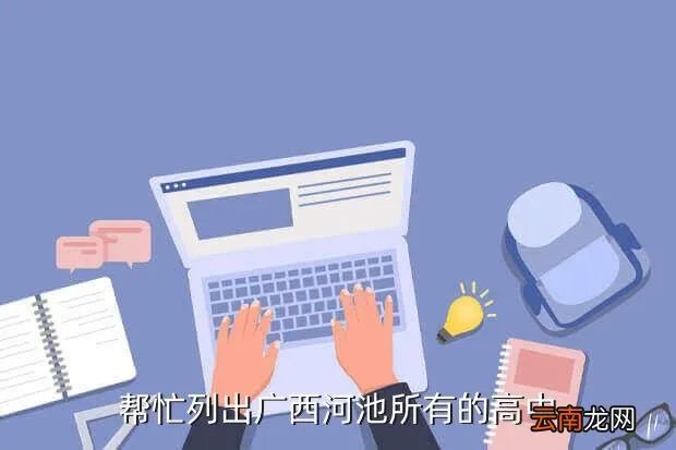广西河池高中,河池市有几所高中