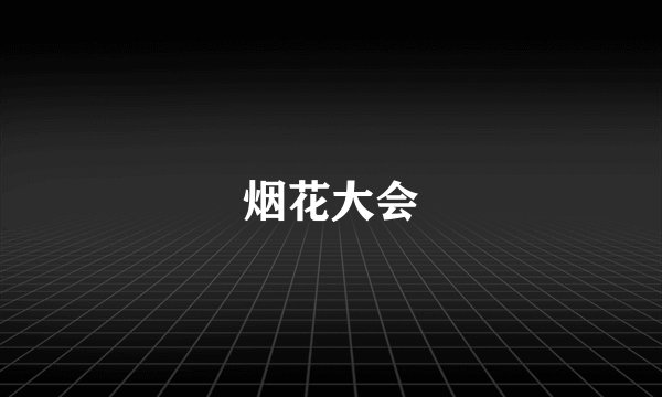 烟花大会