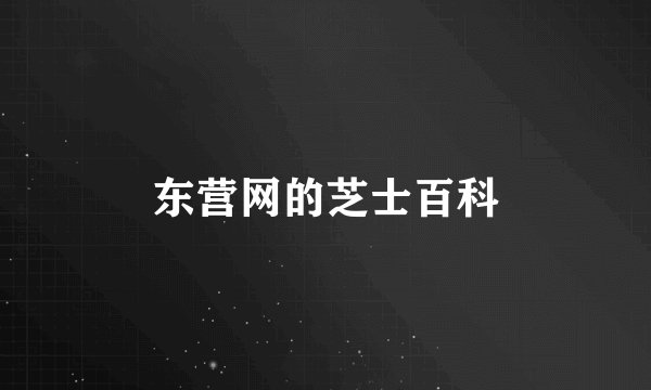 东营网的芝士百科