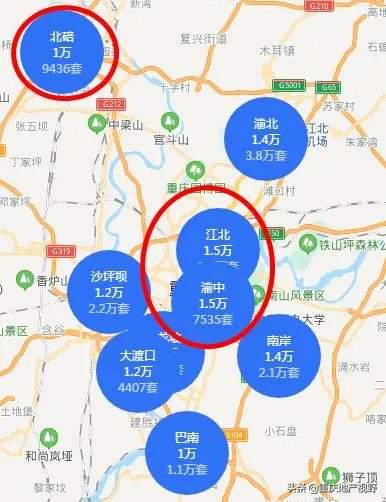 重庆100万出头左右2手房或者新房建议选哪里?