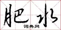 肥水