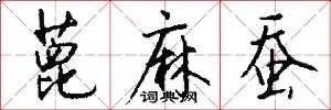 蓖麻蚕