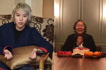 窦靖童为奶奶庆生 画面温馨令人动容