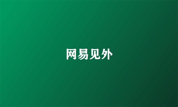 网易见外