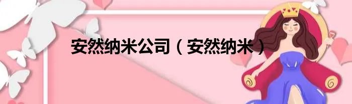 安然纳米公司（安然纳米）