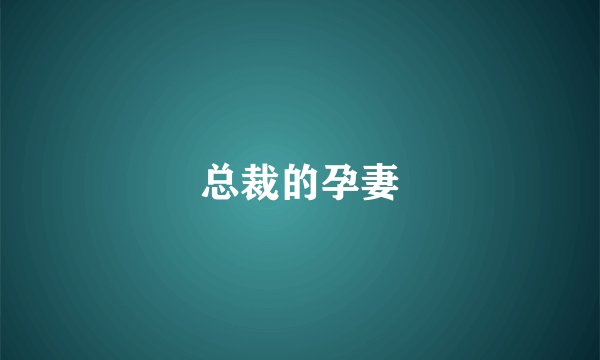 总裁的孕妻