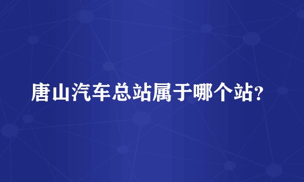 唐山汽车总站属于哪个站？