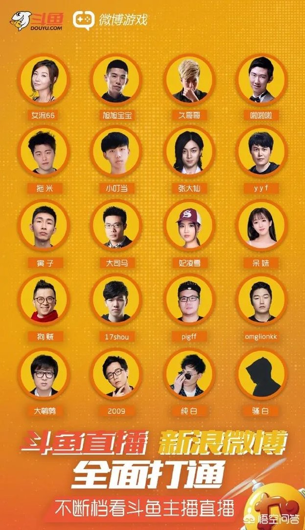 张大仙的直播在微博也能看到了吗?这是斗鱼和微博合作了吗?还能看到哪些主播?