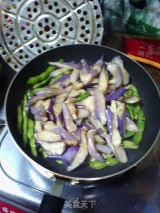 豆角烧茄子