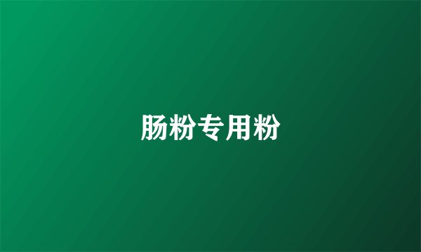 肠粉专用粉