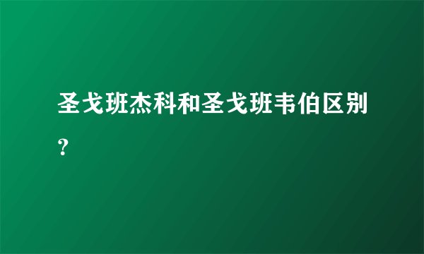圣戈班杰科和圣戈班韦伯区别？