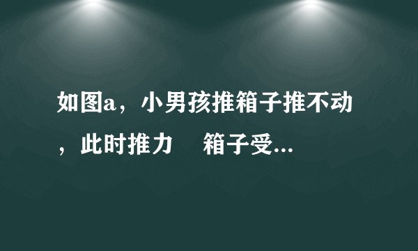 如图a,小男孩推箱子推不动,此时推力 箱子受到的摩擦力(选填“大于”“小于”或“等于”);如图b,顾客随商场扶梯一起匀速向上运动的过程中,受到 个力;如图c,保持F1与F2相等,用手将卡片扭转一定的角度,松手后,卡片将无法在此位置平衡。这说明了二力平衡的其中一个条件是:两个力必须满足 。