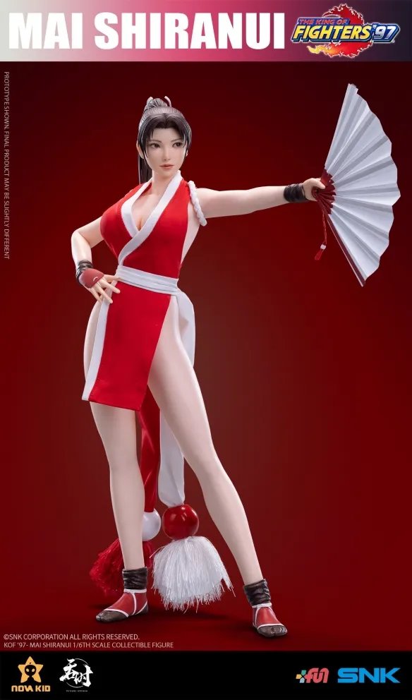 性感火辣!《拳皇97》不知火舞1/6可动包胶手办发布