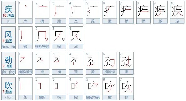 什么风劲吹怎么填空?