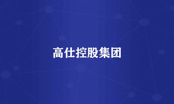 高仕控股集团