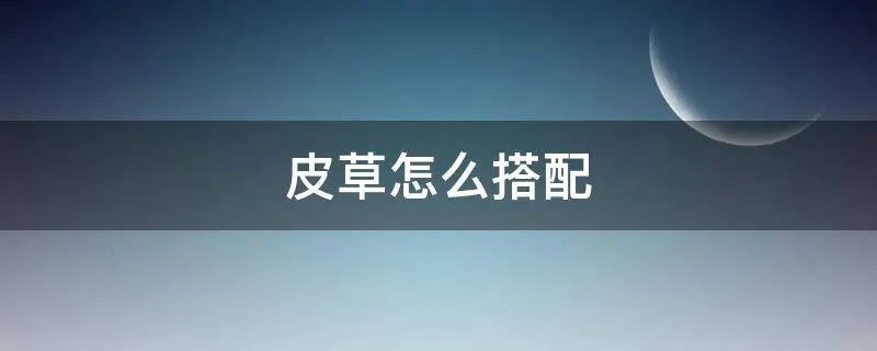 皮草怎么搭配